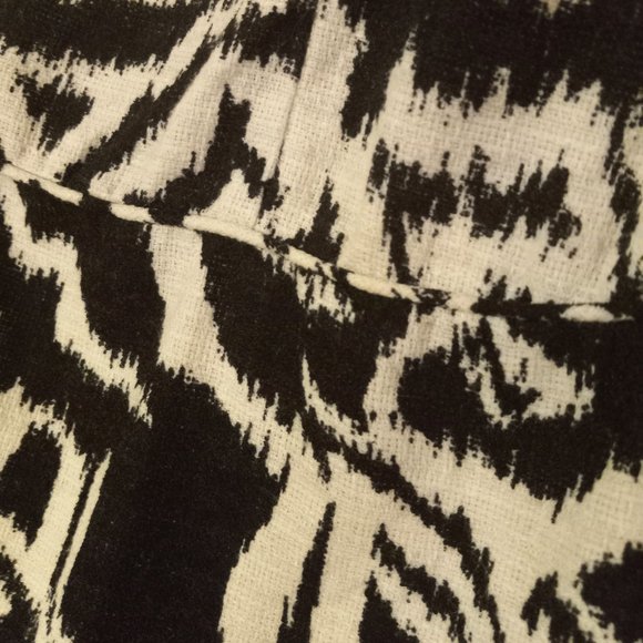 Pendleton Half Zip Dress Black & White GUC Size 4 - Picture 4 of 12